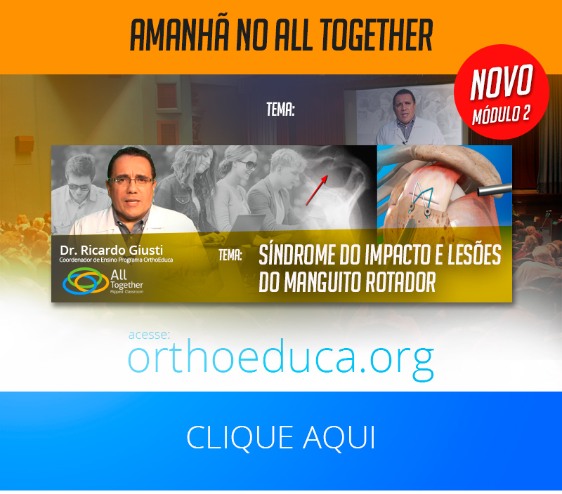 Síndrome do Impacto e Lesões do Manguito Rotador - Amanhã no All Together Síndrome do Impacto e Lesões do Manguito Rotador - Amanhã no All Together
