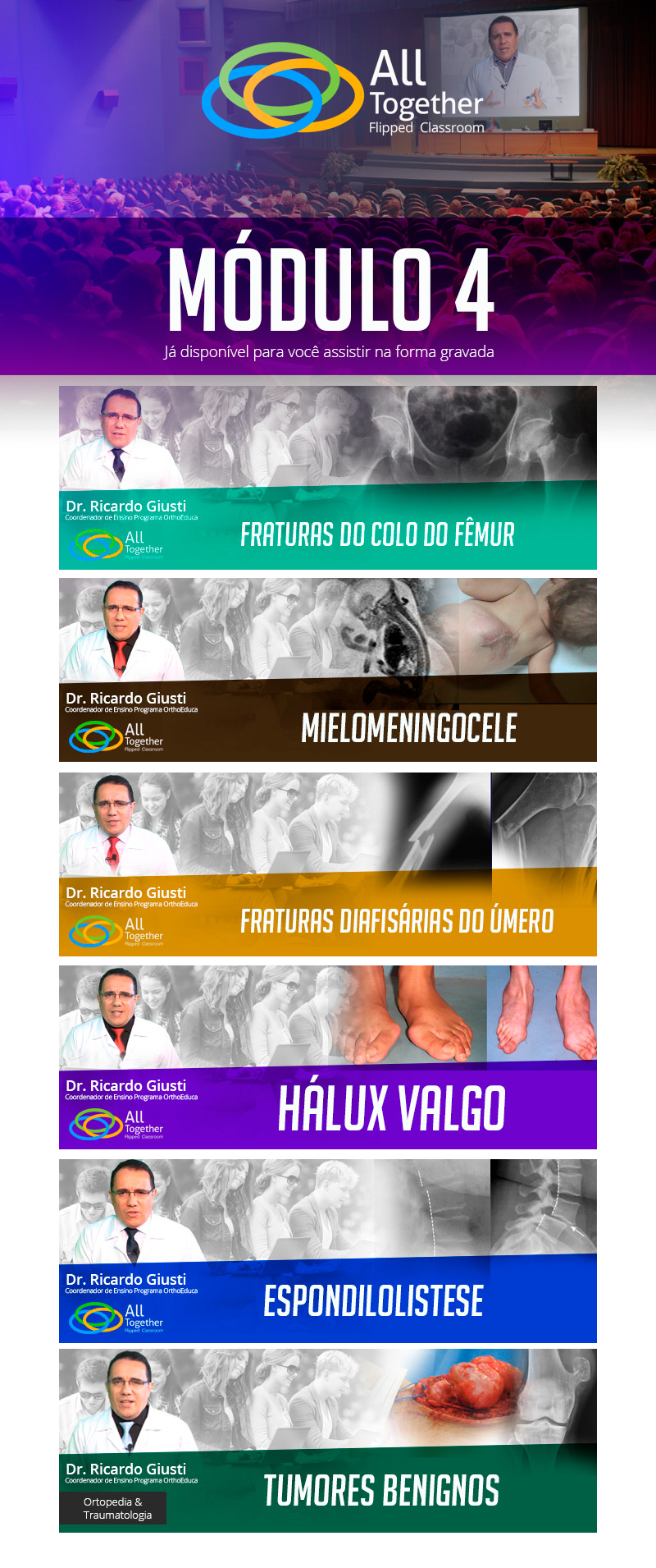 Nesta quinta 2 temas AO VIVO - (13h Epicondilites) - (18h Fratura diáfise do fêmur) Nesta quinta 2 temas AO VIVO - (13h Epicondilites) - (18h Fratura diáfise do fêmur)