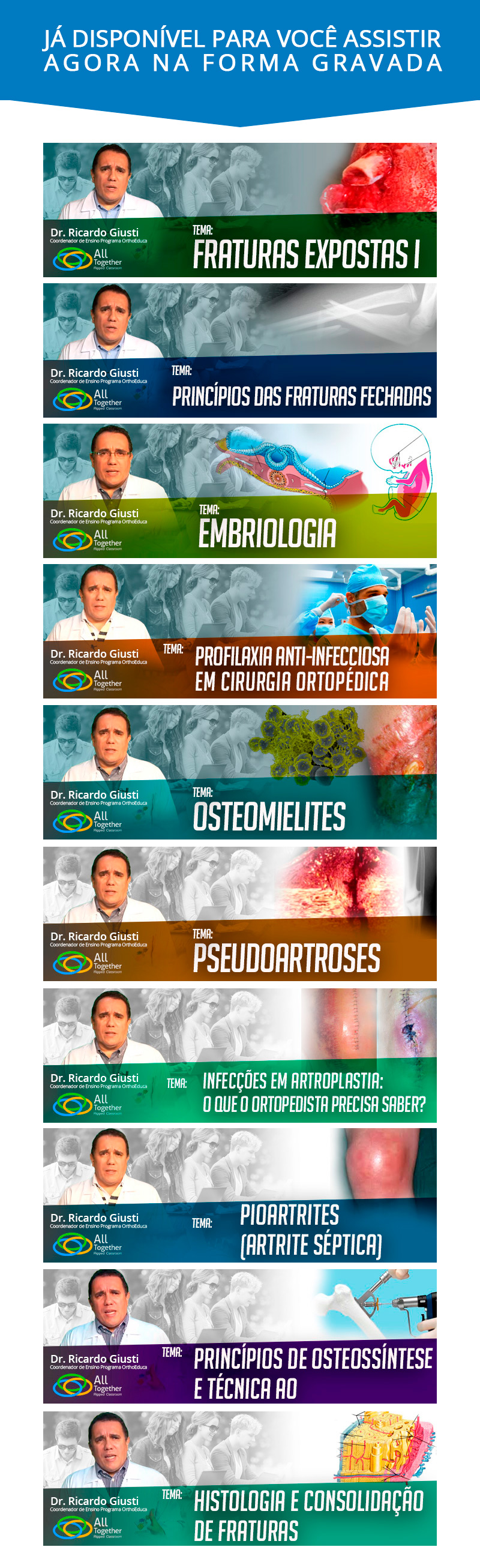 Fraturas dos Ossos da Perna - Caso clnico de hoje no All Together s 12h Participe!