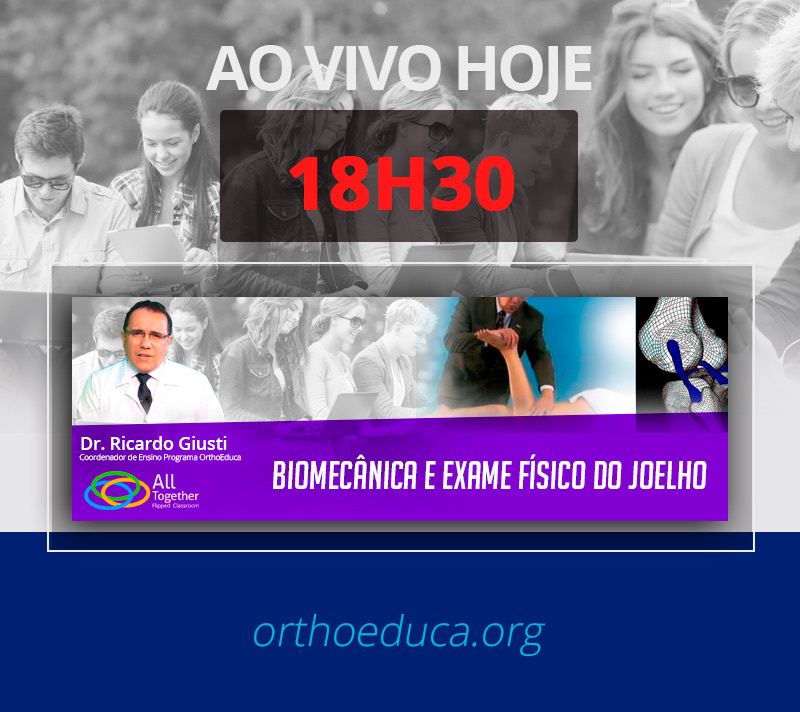 Biomecânica e Exame Físico do Joelho - AO VIVO 18H30 - Participe!