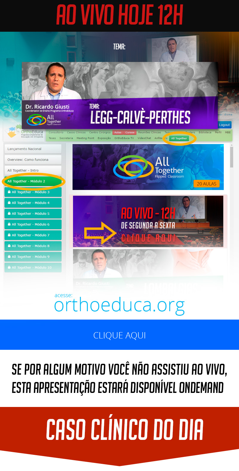 Legg-Calvè-Perthes - Caso clínico de hoje no All Together às 12h Participe! Legg-Calvè-Perthes - Caso clínico de hoje no All Together às 12h Participe!