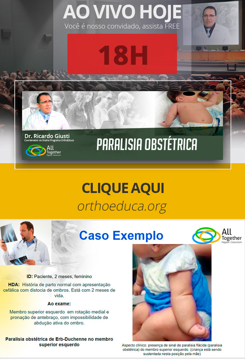 Paralisia Obsttrica - Daqui a Pouco 18h - AO VIVO! Participe!