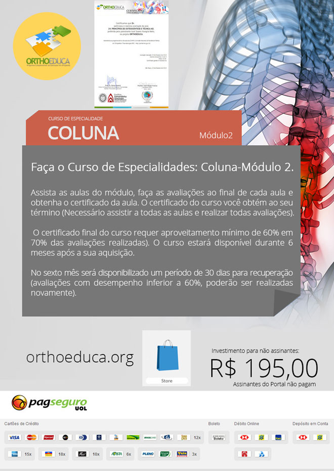 Coluna: Cursos Online OrthoEduca