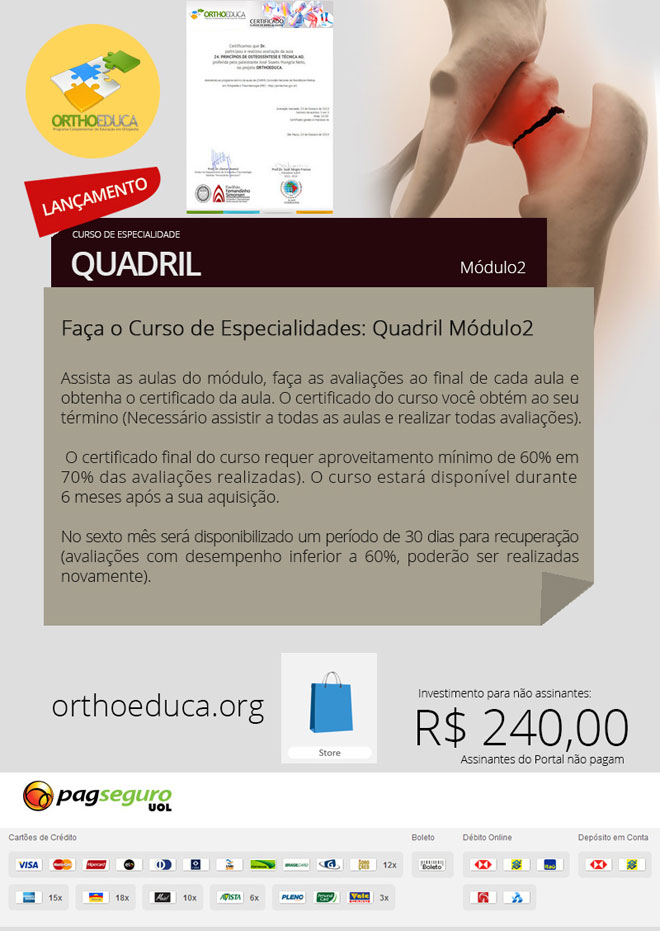 Quadril: Cursos Online OrthoEduca