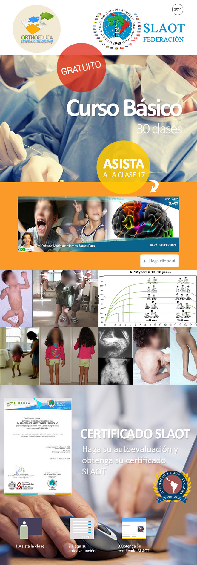 Asista a La Clase 17: Parlisis Cerebral