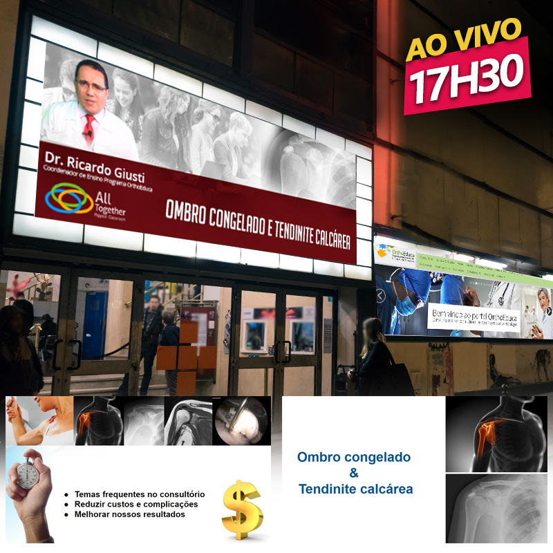 Ombro Congelado e Tendinite Calc�rea - AO VIVO 17h30min - Participe!
