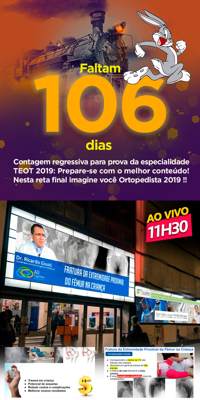 Fratura da Extremidade Proximal do Fmur na Criana ao vivo! Contagem Regressiva 106 dias...