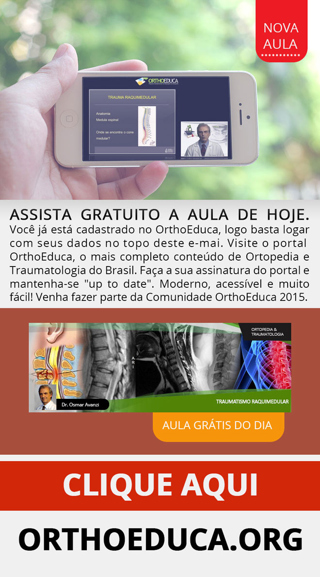 OrthoEduca Convida - Assista Hoje GRTIS: Traumatismo Raquimedular