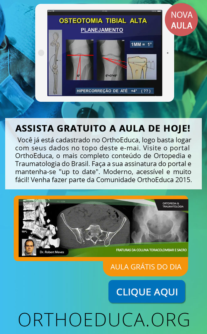 OrthoEduca Convida - Assista Hoje GRTIS: Fraturas da Coluna Toracolombar e Sacro