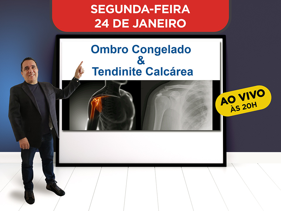 Ombro Congelado e Tendinite Calcrea - Hoje ao vivo s 20h, Participe!