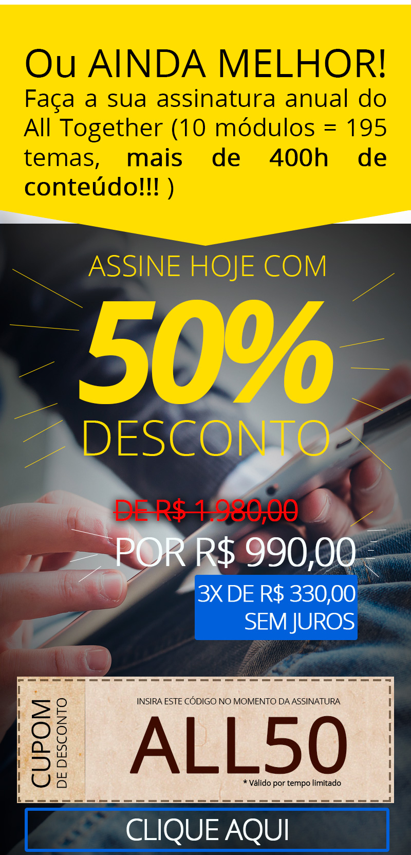 Isto é para você! Começa nesta segunda... Isto é para você! Começa nesta segunda...