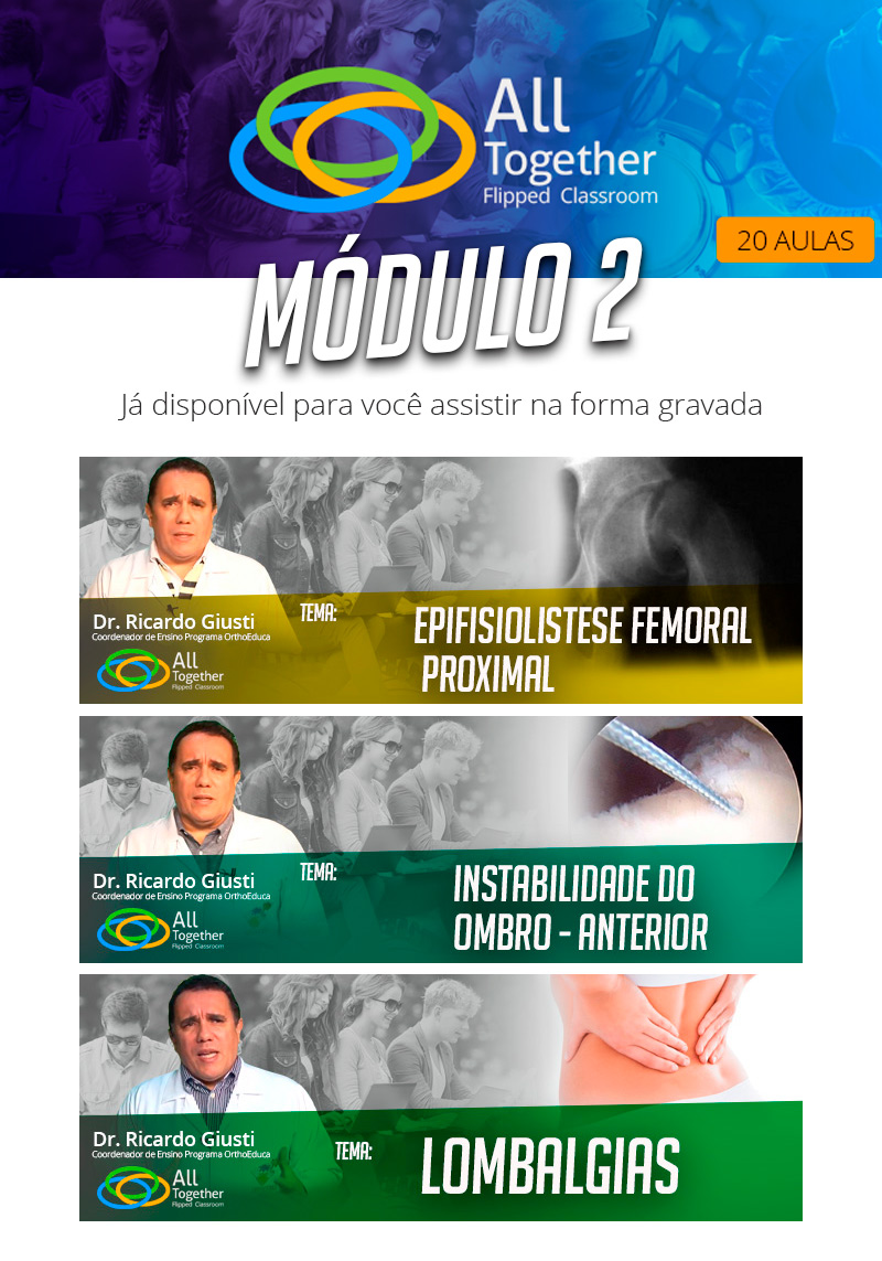 Amanhã no All Together - Artroplastias do Quadril Amanhã no All Together - Artroplastias do Quadril