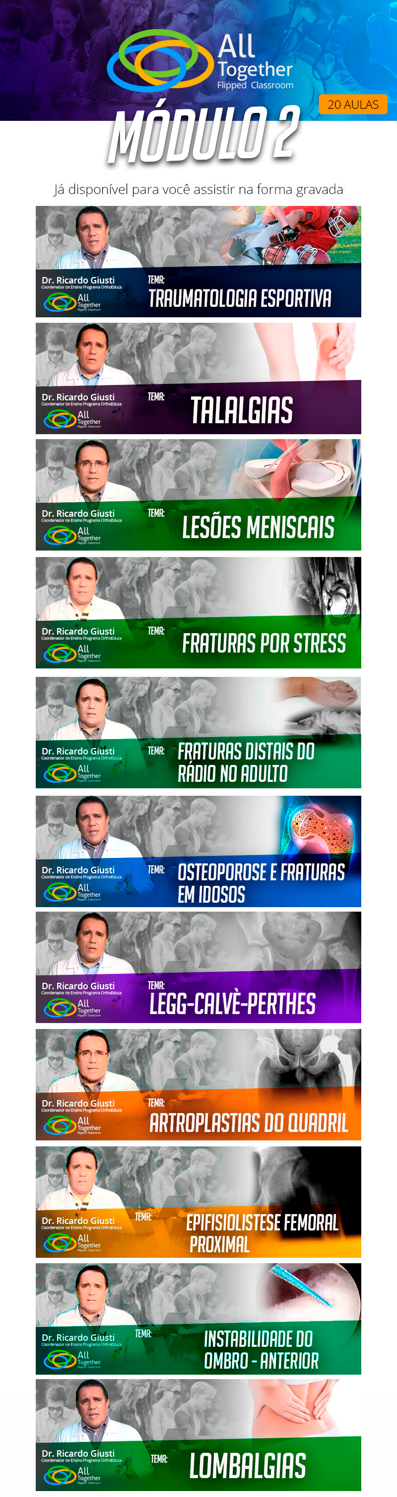 Hrnias Discais (Cervical, Torcica e Lombar) - Caso clnico de hoje no All Together s 12h Participe!