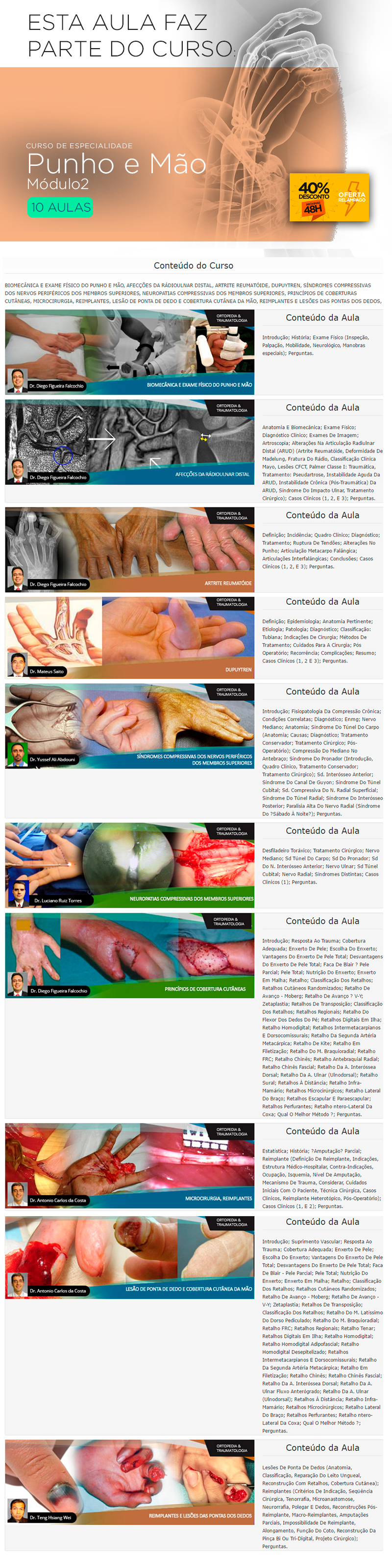 Aproveite: Curso Punho e Mo Mdulo 2 Hoje com 40% de desconto!