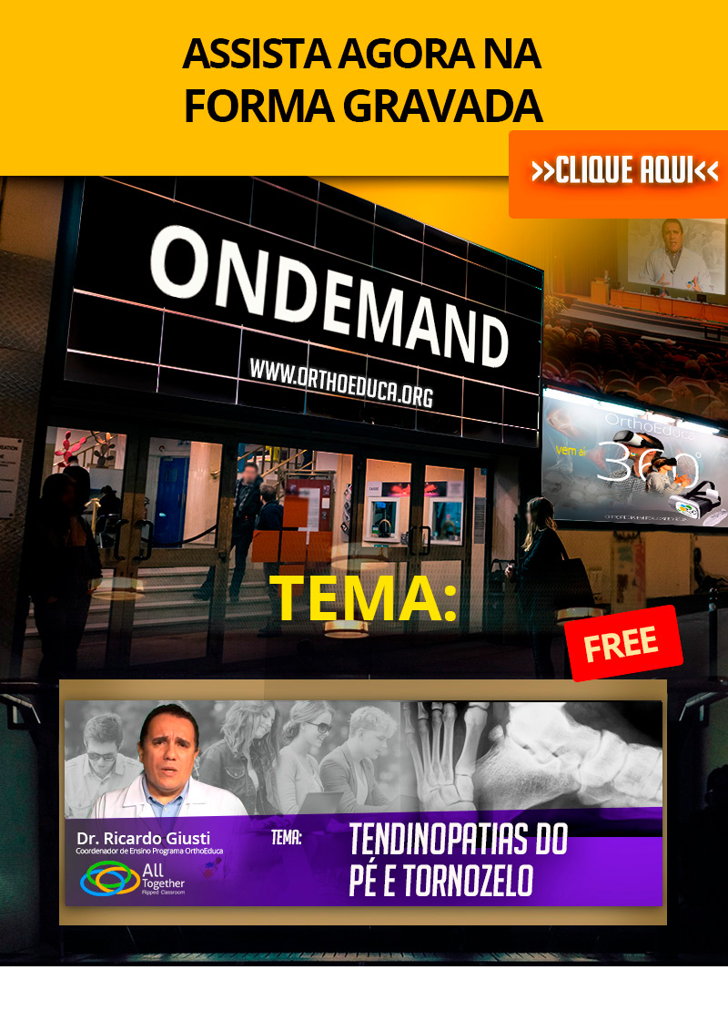 Tendinopatias do Pé e Tornozelo - Assista agora na forma gravada! Tendinopatias do Pé e Tornozelo - Assista agora na forma gravada!