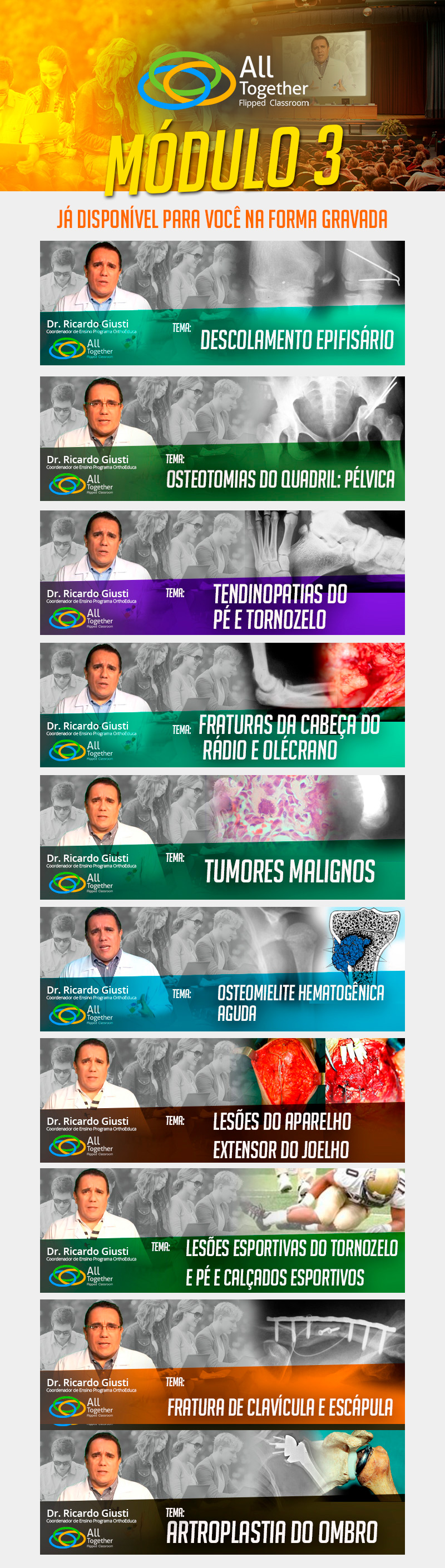 Amanhã 2 aulas ao vivo: 12h30 Traumatismo Raquimedular - 17h30 Microcirurgia, Reimplantes - Participe! Amanhã 2 aulas ao vivo: 12h30 Traumatismo Raquimedular - 17h30 Microcirurgia, Reimplantes - Participe!