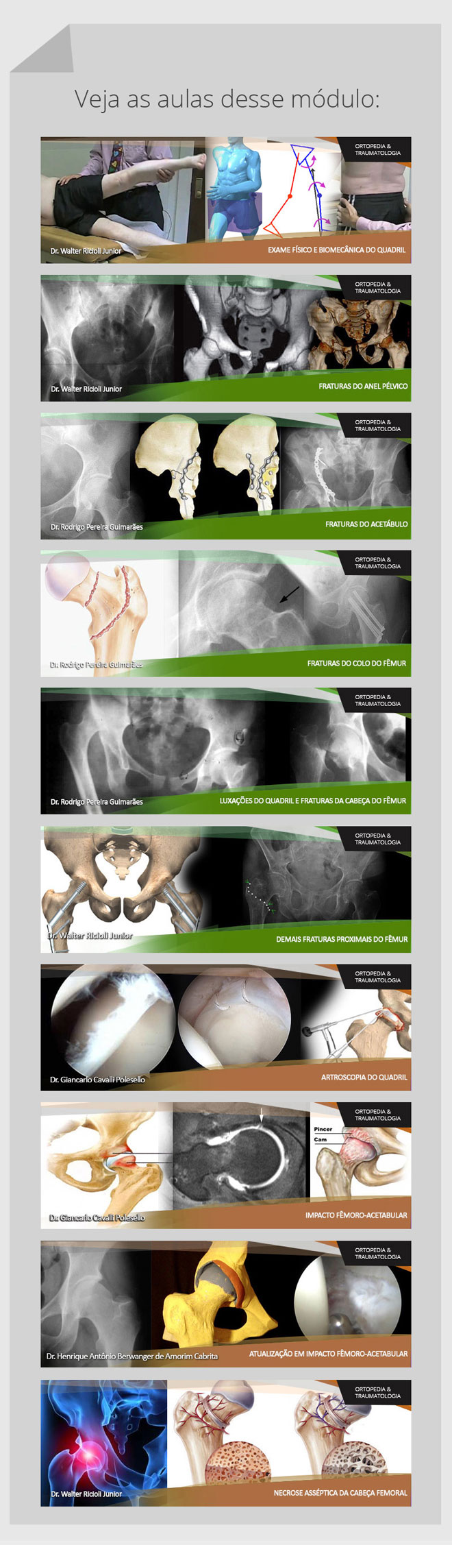 Pelve e Quadril: Cursos Online OrthoEduca