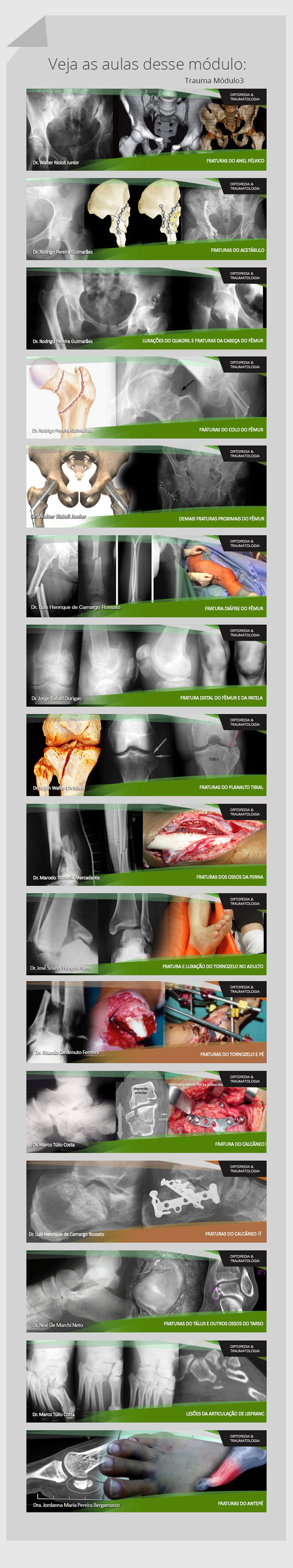 Trauma Ortopédico: Cursos Online OrthoEduca