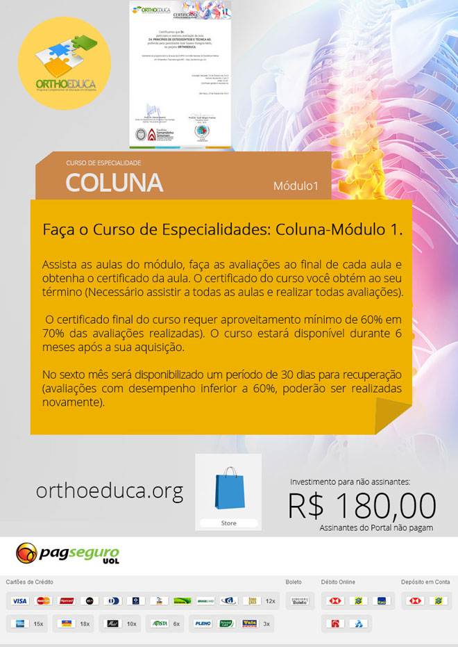 Coluna: Cursos Online OrthoEduca