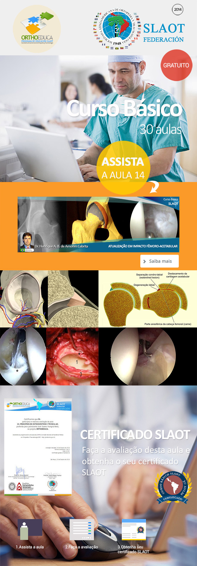 Assista a aula 14: Atualizao em Impacto Fmoro-Acetabular