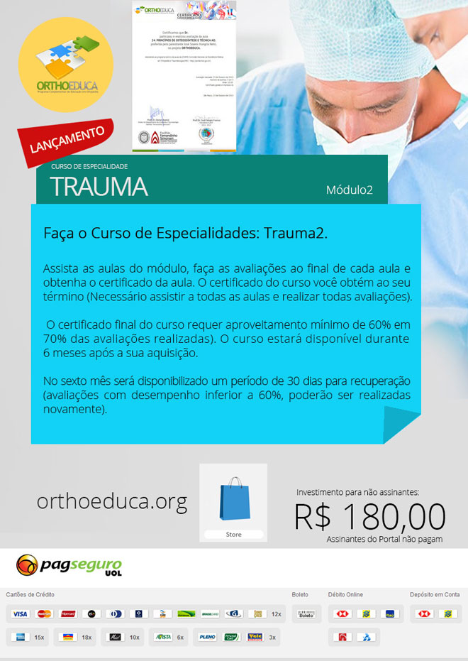 Trauma Ortopdico: Cursos Online OrthoEduca
